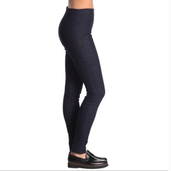 NWT Theory Indigo Nep Denim Skinny Leggings size 10 (Retail $295) - Picture 2 of 7